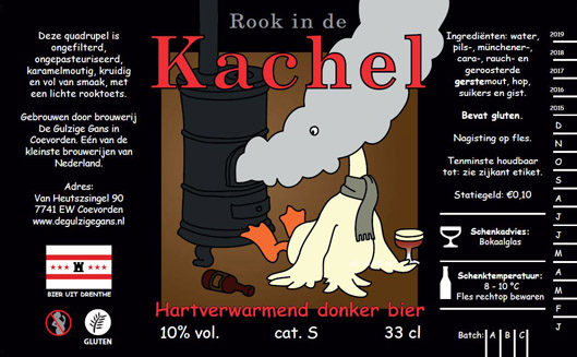 Rook in de kachel